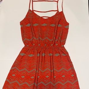 Papaya Orange Dress Sz Small